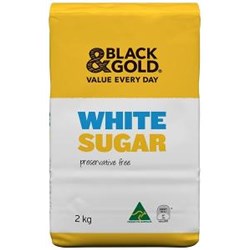Black  Gold White Sugar 2kg